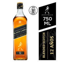 JOHNNIE WALKER BLACK LABEL 750 CC