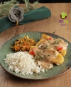 Moqueca De Banana-Da-Terra, Arroz De Jasmim E Farofa Especial - 350g