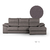 Sofá Paris 3 Plazas + Chaise Longue - tienda online