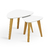Conjunto Mesa Auxiliar Triángulo - Casa D´Ascenzo 