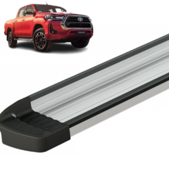 JUEGO DE ESTRIBOS BEPO ALUMINIO HILUX 16+