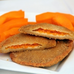 MILANESA DE CALABAZA Y QUESO