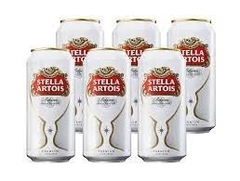 STELLA ARTOIS LATA 500 ML POR 6 UNIDADES