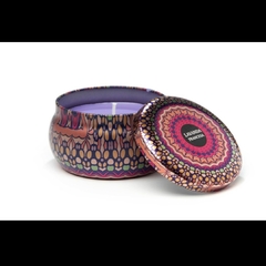 Vela aromática en Lata Mandala 6,5 cm de diámetro - Somos Luz -Espacio de Bienestar -Tienda Holistica- Regalos