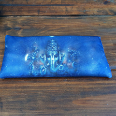 almohadilla ganesha azul