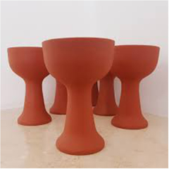 Copalera Grande de Cerámica Terracota - Somos Luz -Espacio de Bienestar -Tienda Holistica- Regalos