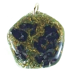 dije pentagonal turmalina orgonito