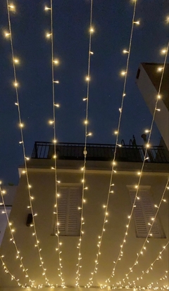 Guirnalda Led 30 metros cálida (cable transparent)