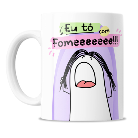 Caneca cerâmica personalizada presente flork frases engraçadas