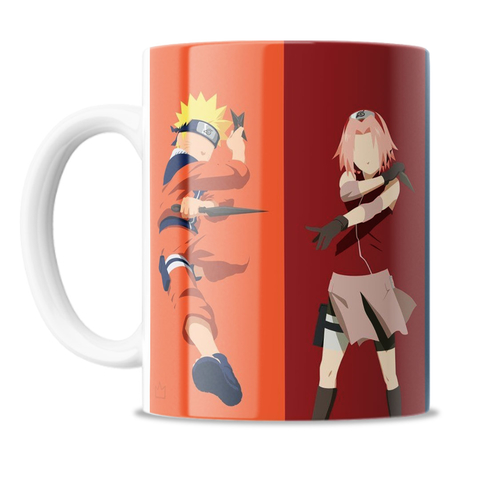 Caneca Aldeia da Folha - Naruto - Presentes Criativos e Diferentes