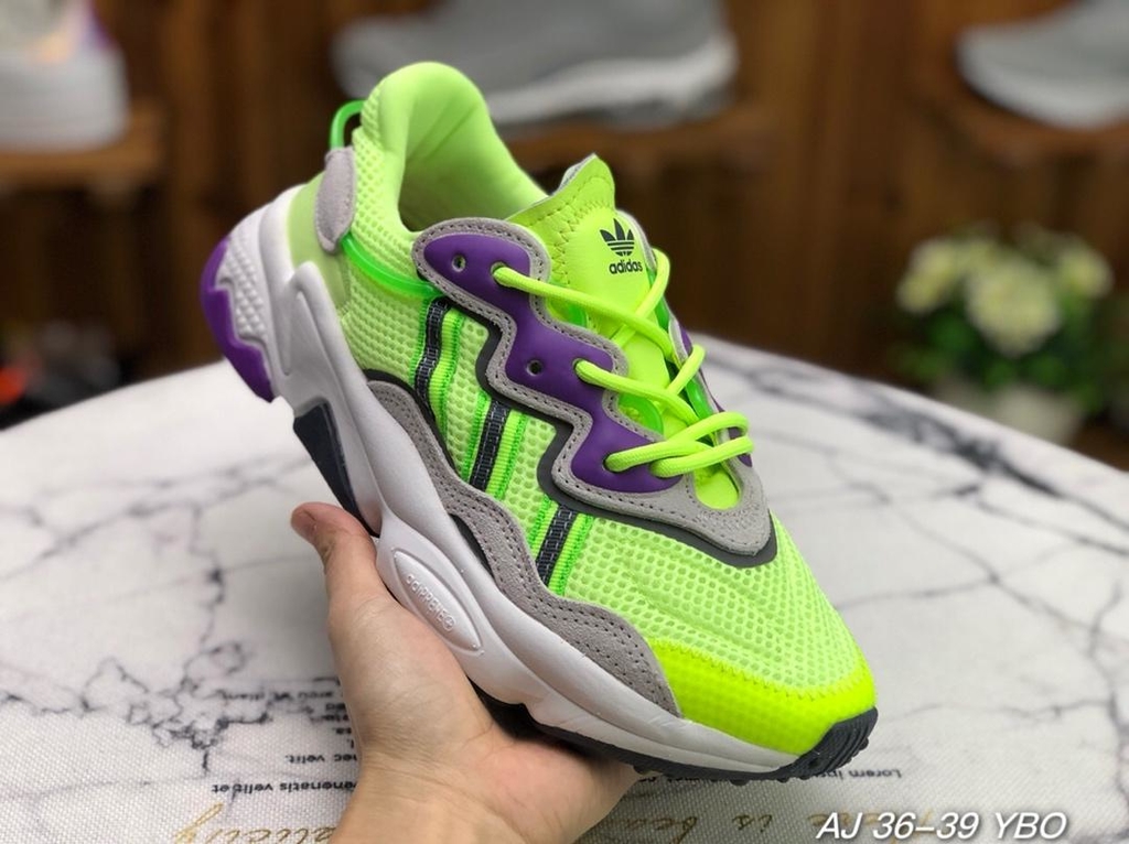 adidas ozweego lime green