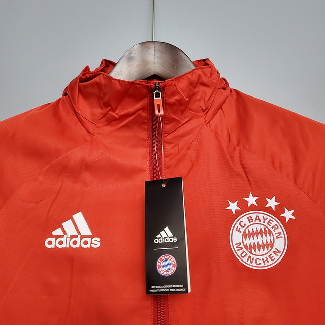 corta vento adidas vermelho