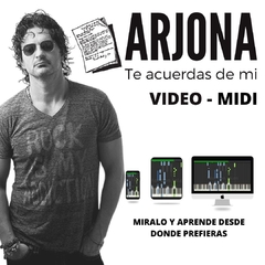 ARJONA - TE ACUERDAS DE MI - VIDEO/MIDI