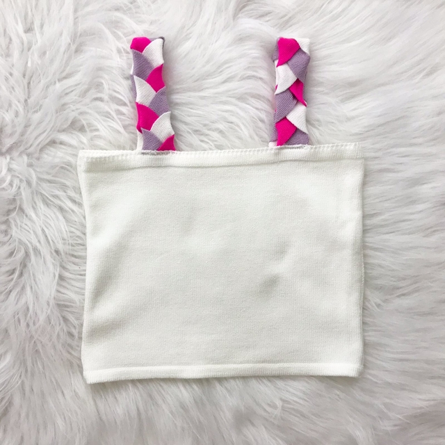 cropped tricot alca trancada