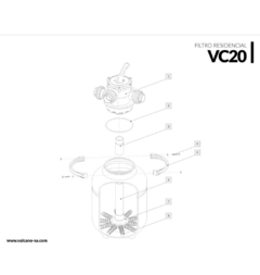 KIT FILTRACION VC 20 + BAE en internet
