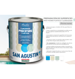 Pintura en base solvente p/piscinas plásticas y climatizadas x 4 lts en internet