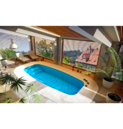 Pileta FV Banco y Escalera Modelo BE590 - tienda online