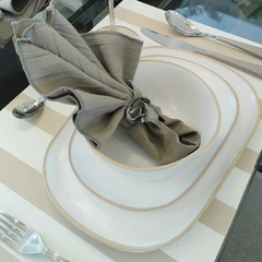 Platos playos X6 Beige Outline - Remoar