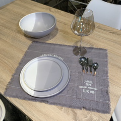 Platos Playos X6 Aquarela Gris - Remoar