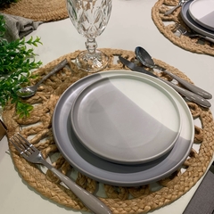Platos Playos X6 Aquarela Gris - tienda online