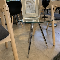 Mesa "Tripodi" Cromo - comprar online