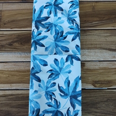 Mantel "Hojas" azul