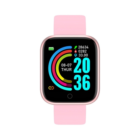 y68 d20 smartwatch monitor de pressão arterial masculino coração rhythm