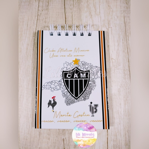 Topo Bolo Atlético Mineiro Galo Mod 03 p/ bolo 20cm (Ref. 0210)