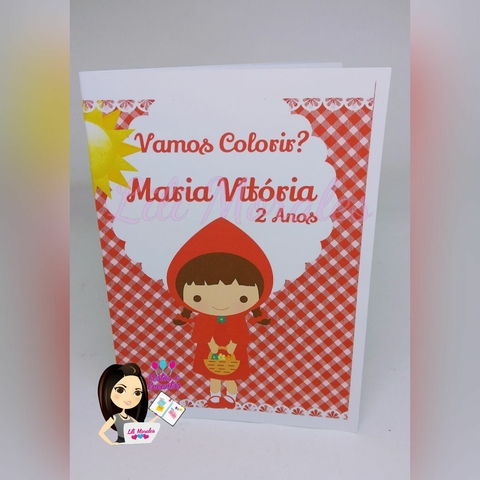 chapeuzinho vermelho topo bolo  Chapeuzinho vermelho para colorir, Festa  da chapeuzinho vermelho, Festa infantil chapeuzinho vermelho