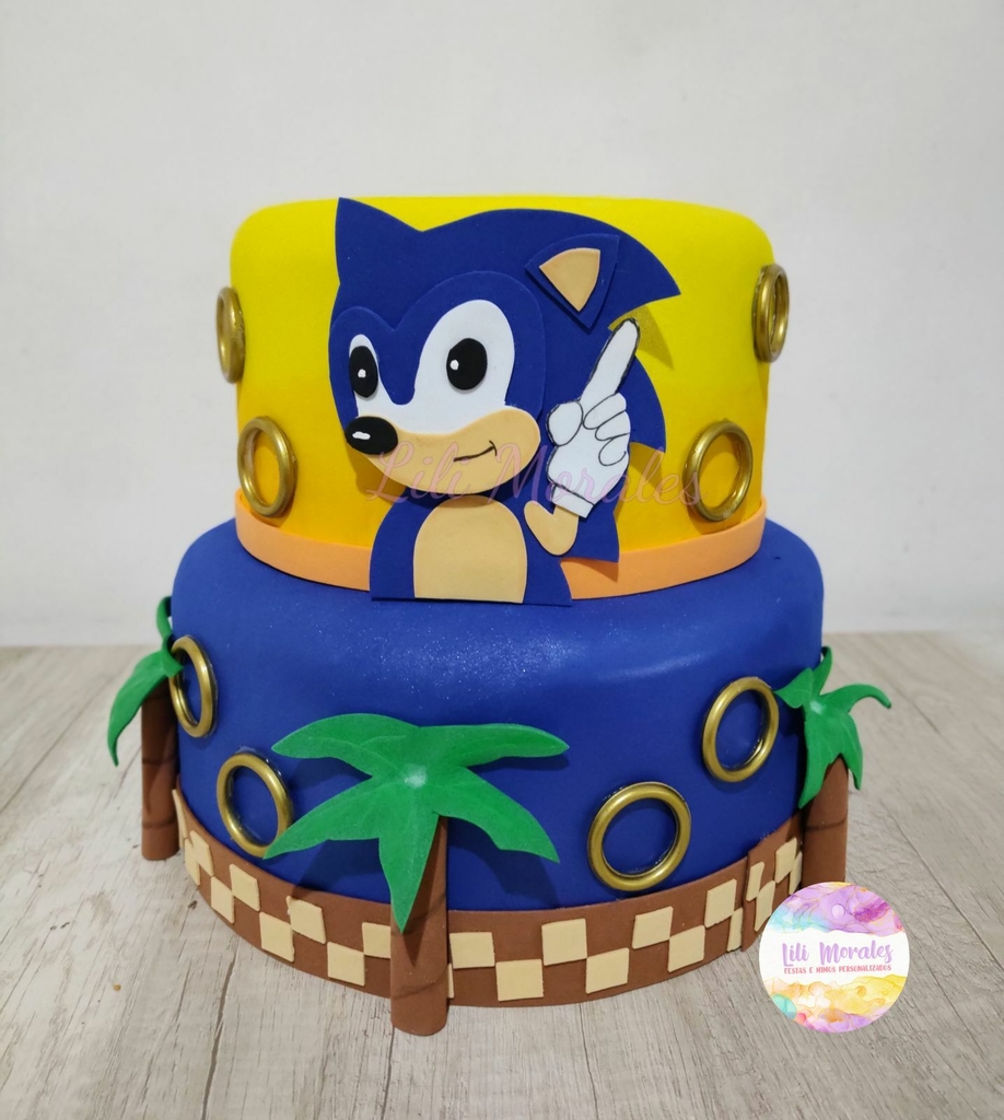 LOCAÇÃO Bolo Fake Sonic