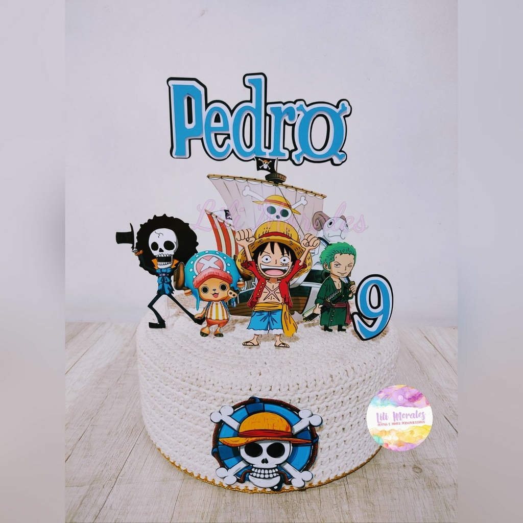 Topo de Bolo One Piece Para Imprimir