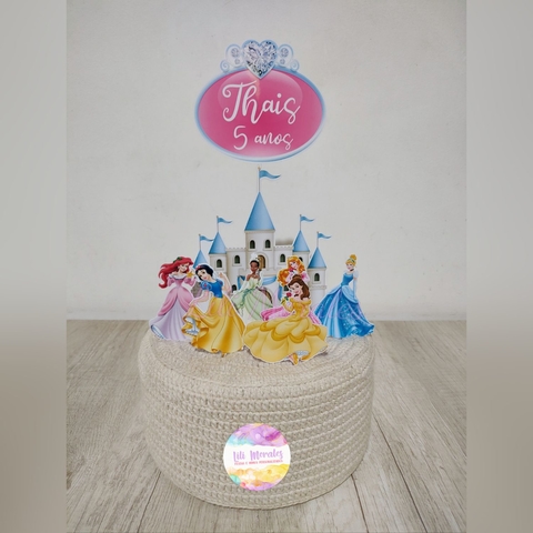 Disney Princesa Aurora Jasmim Elsa Bolo De Aniversário Topper