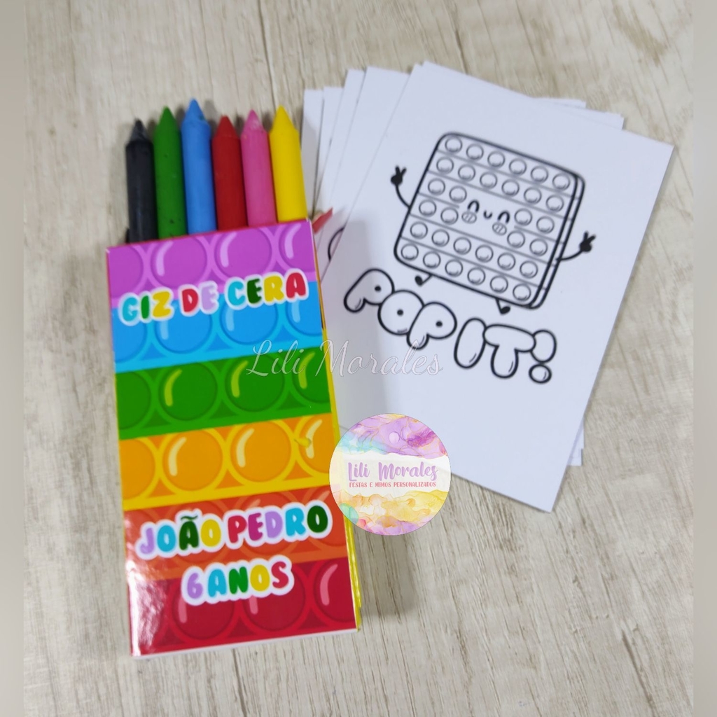 Kit Colorir Galinha Pintadinha - Mimos e Cores