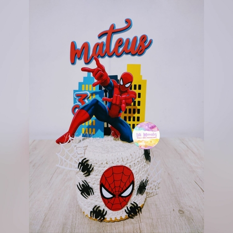 Topo Homem Aranha R85 p/ bolo 20cm