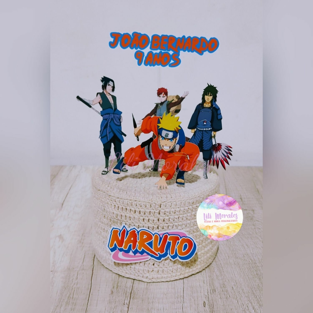 Topo de Bolo Naruto Baby