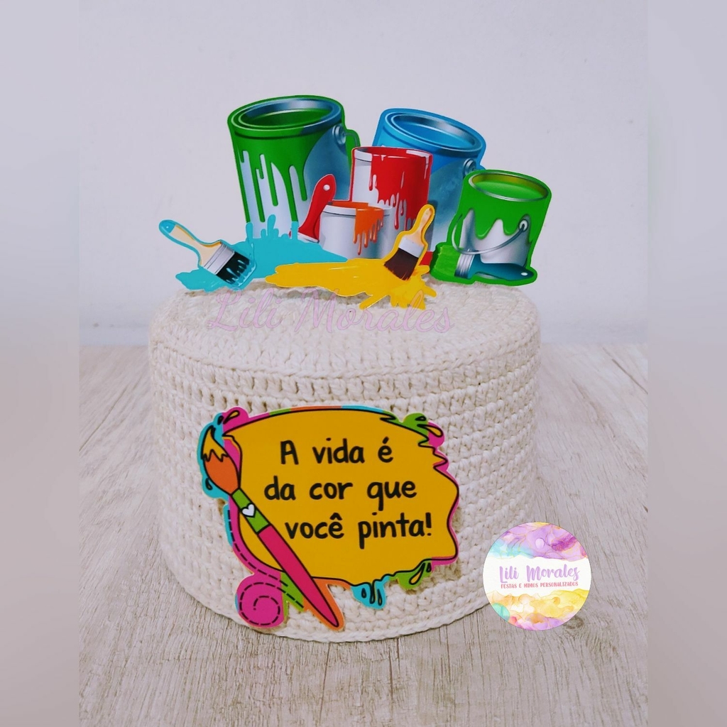 Kit de Personalizados Gratuitos Tema Pintando o Sete