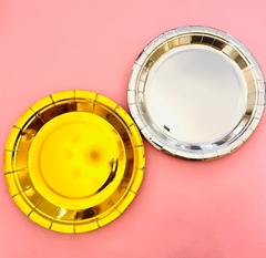 Platos Plata Metalizados