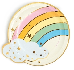 Platos Pastel Rainbow