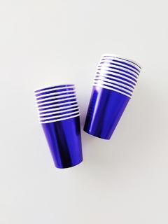 Vasos Azules Tornasolados