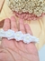 Imagem do Tiara bebê flores na faixa de meia