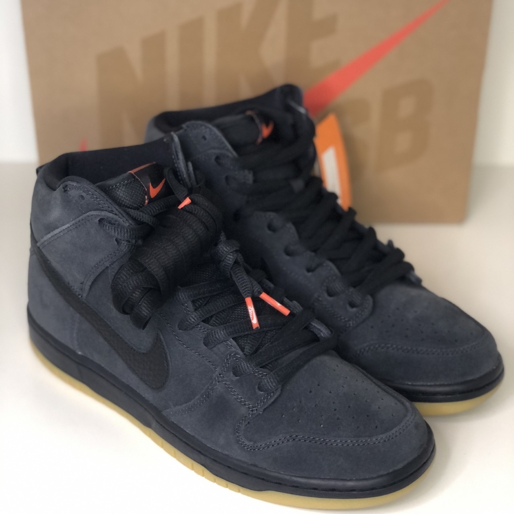 dunk high dark grey