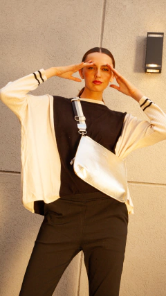 MAXI SWEATER COMBINADO