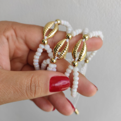 Pulseira Branca Búzios - comprar online