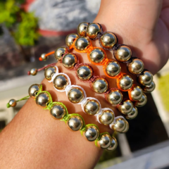 Pulseira Shambala e Fio Neon