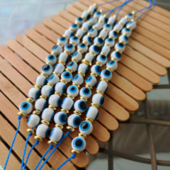 Pulseira Olho Grego Branca - comprar online