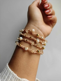 Pulseira Nude 4 Voltas