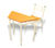 CONJUNTO PUPITRE TRAPEZOIDAL Y SILLA LÍNEA “ENVOLVENTE” RESPALDO CAÑO (6090-6060) en internet