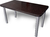MESA 1,50 X 0,80 TAPA LAMINADA CON DOBLE PVC Y BASE 3″ (1034)