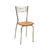 SILLA “ITALIANA” ASIENTO MELAMINA RESPALDO DE CAÑO (3033)