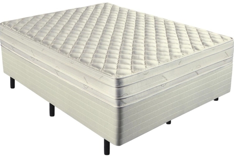 Cama Box + Colchão King Koil Attraction Queen Size - 1,58 X 1,98